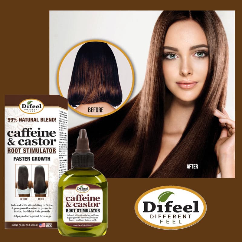 Difeel Caffeine & Castor Premium Hair Oil