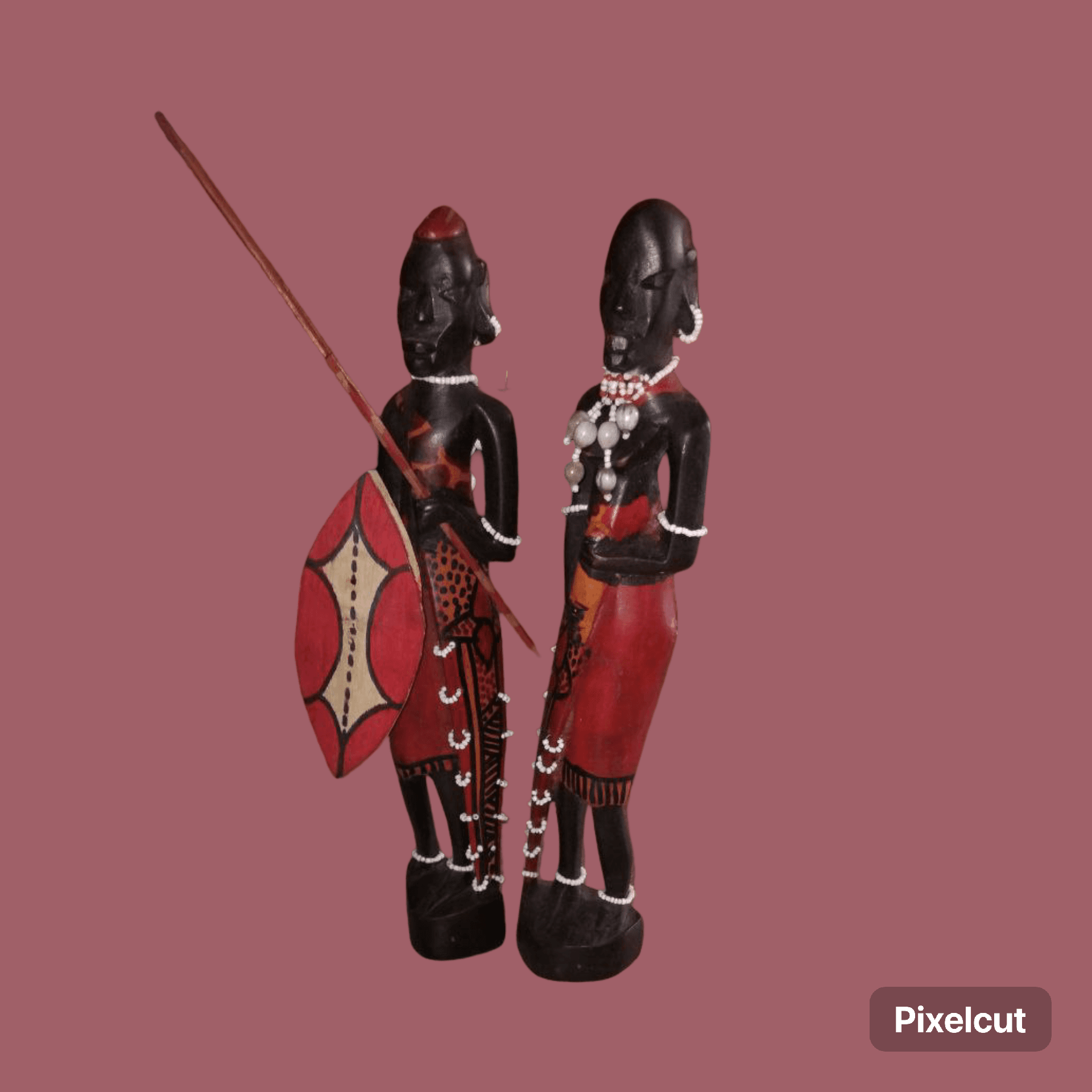 African Hand Carved Figurines