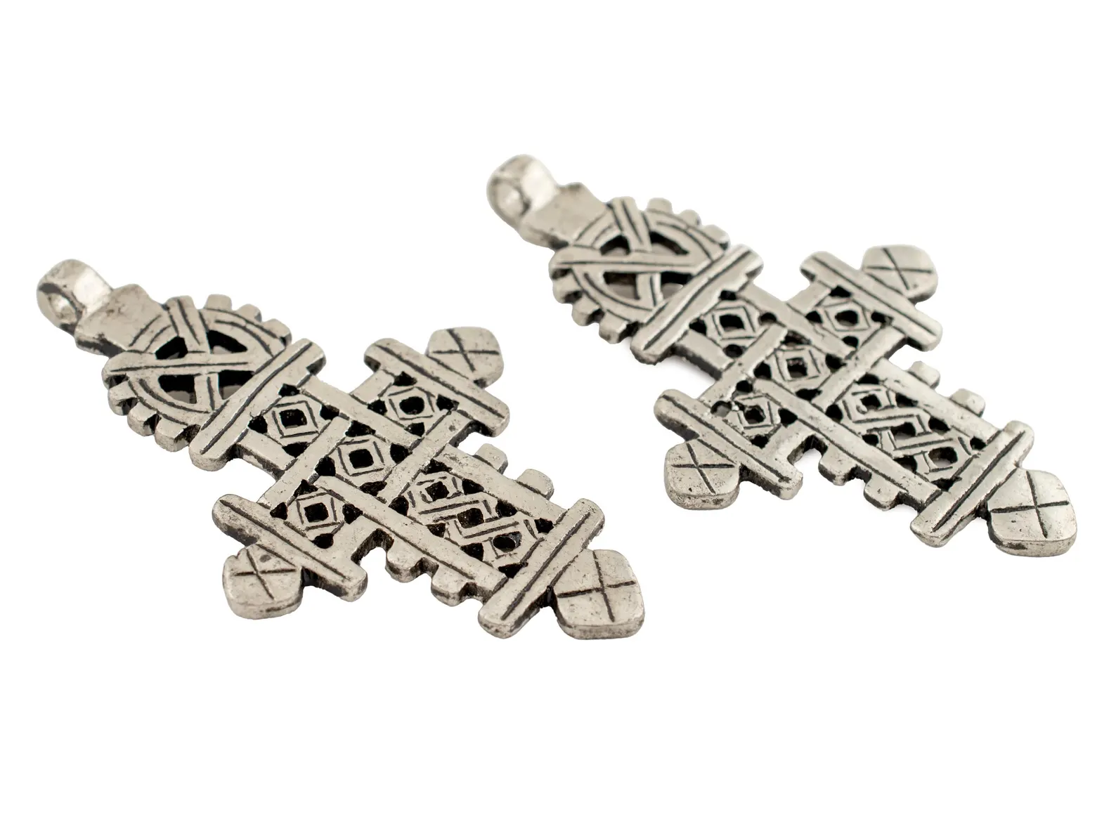 Ethiopian cross necklace
