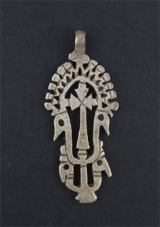 Ethiopian cross necklace