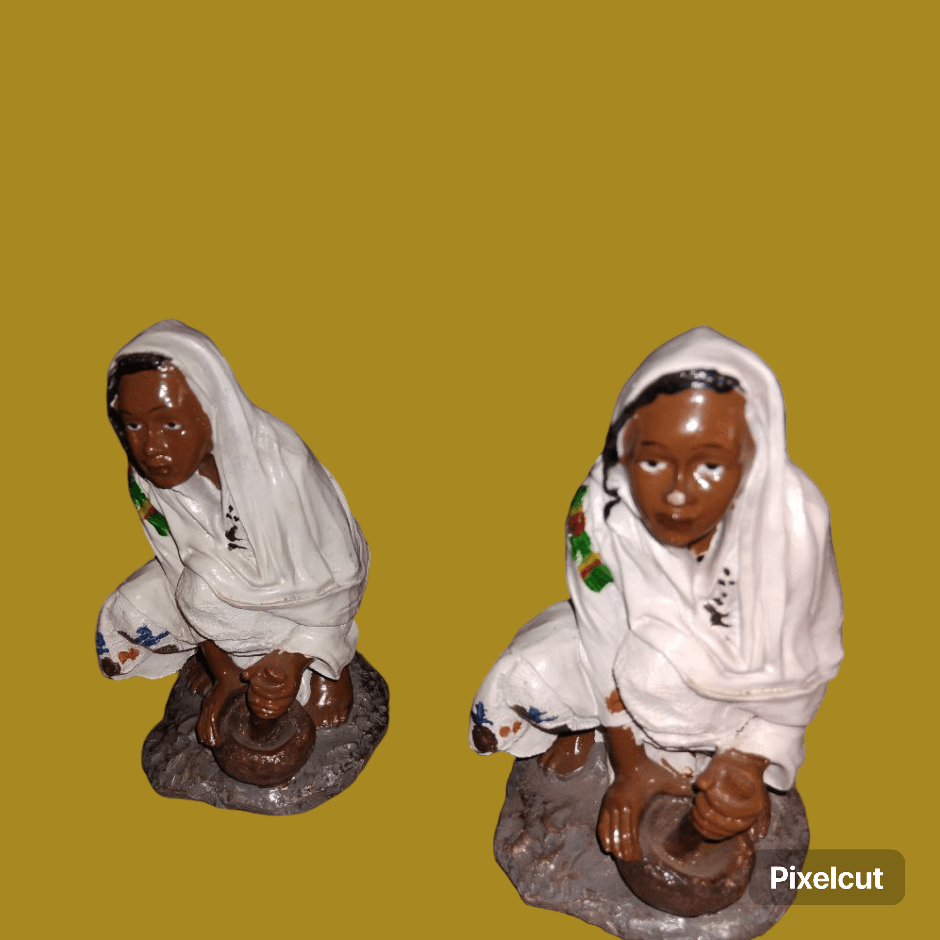 African Hand Carved Figurines