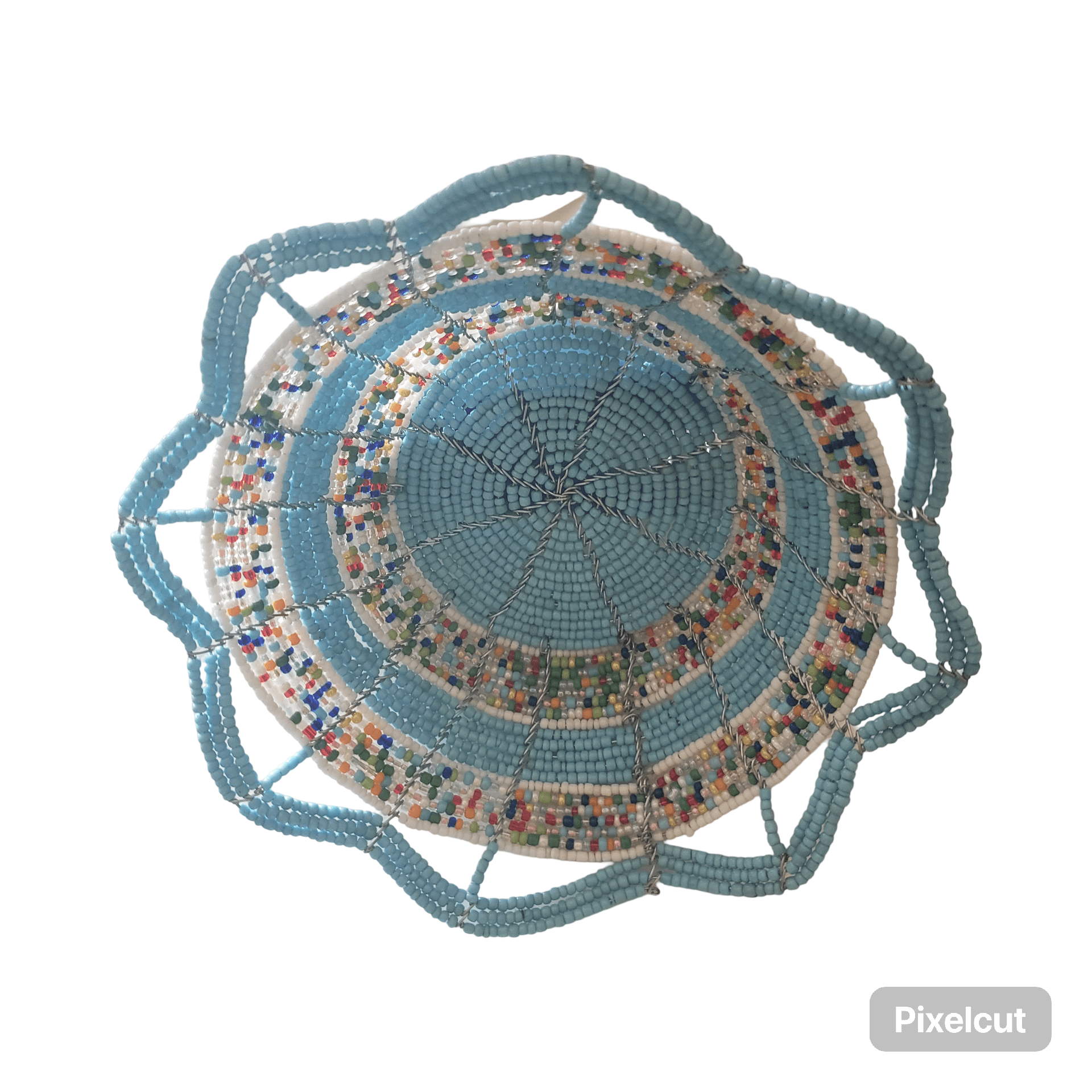 Artisan Beaded Serving Tray