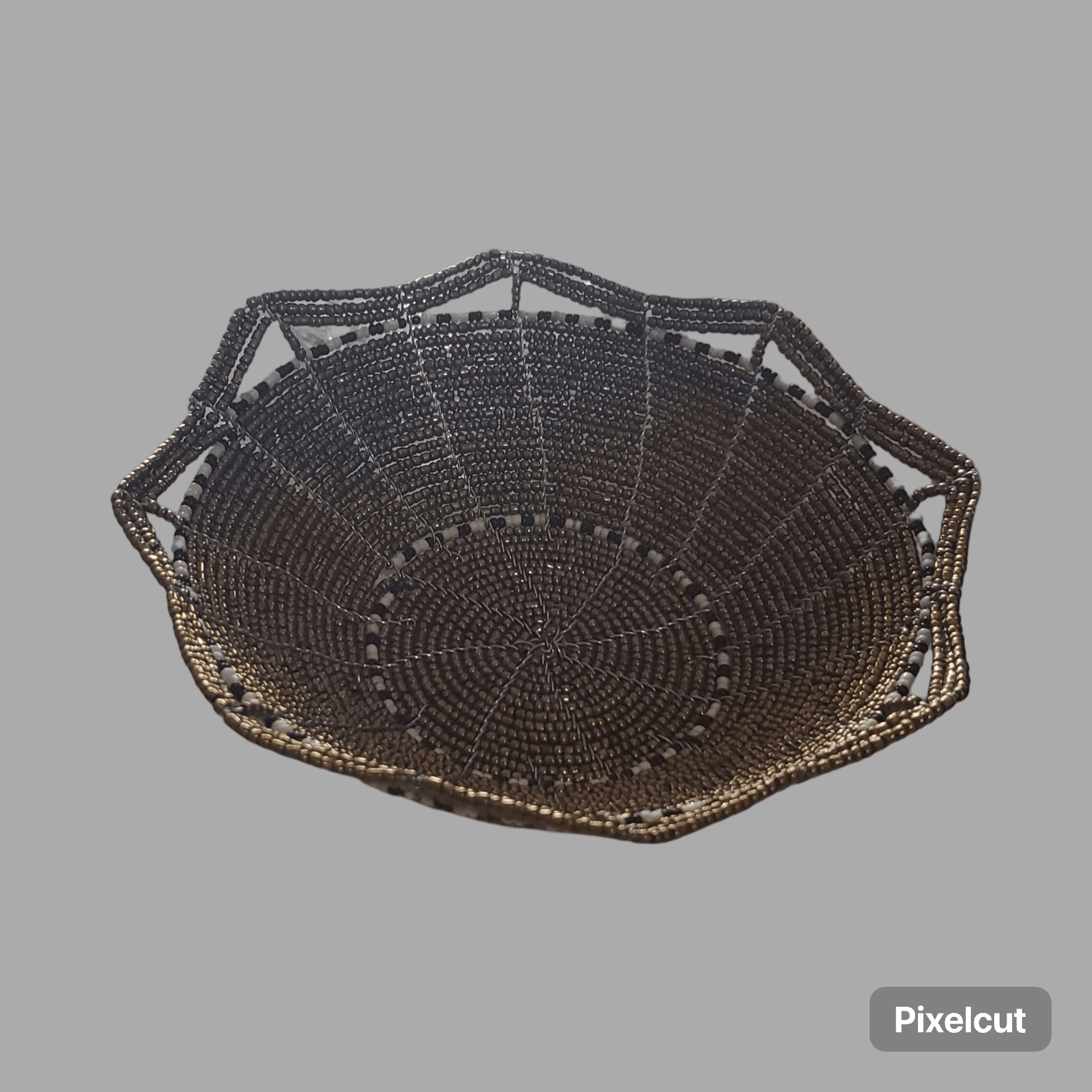 Artisan Beaded Serving Tray